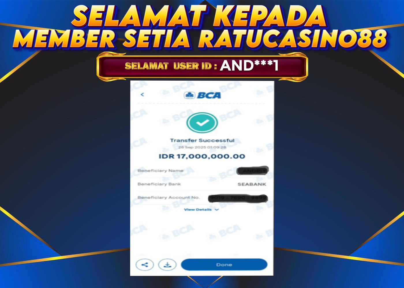 WITHDRAWAL MEMBER 71